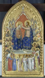 Incoronazione della Vergine con angeli e santi, 1360 circa